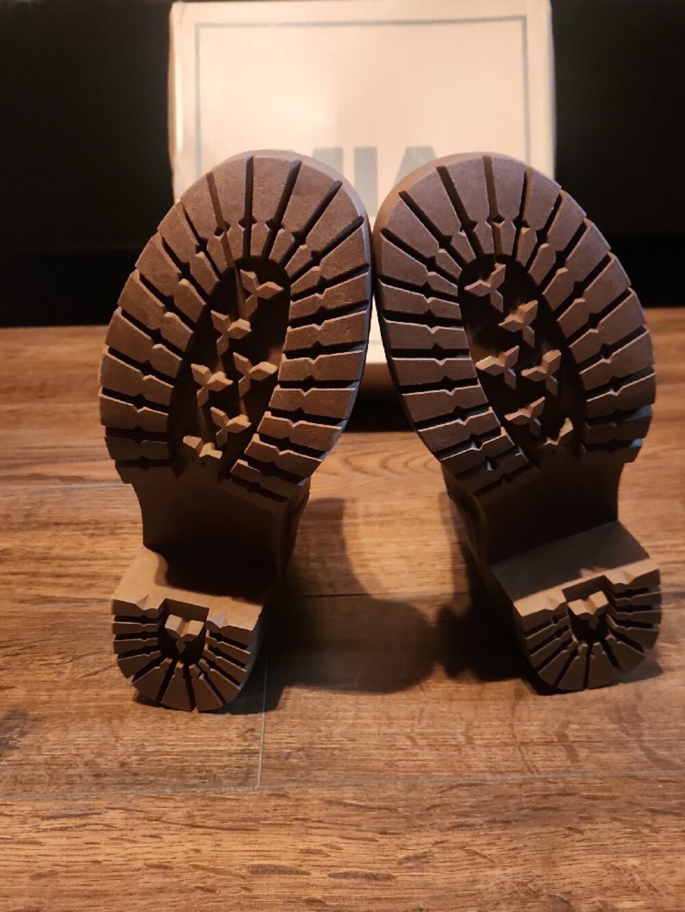 Women MIA Chestnut Brown Chelsea Booties with Elastic Panels - Picture 6 of 11
